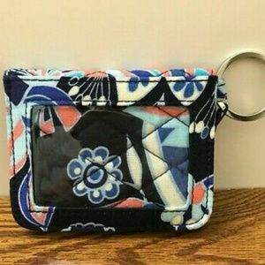 NWT VERA BRADLEY CAMPUS DOUBLE ID in LOTUS FLOWER